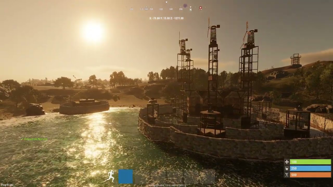Rust Console Edition Wipe Day Wars " Hard Raidable base with easy raidable" beside it