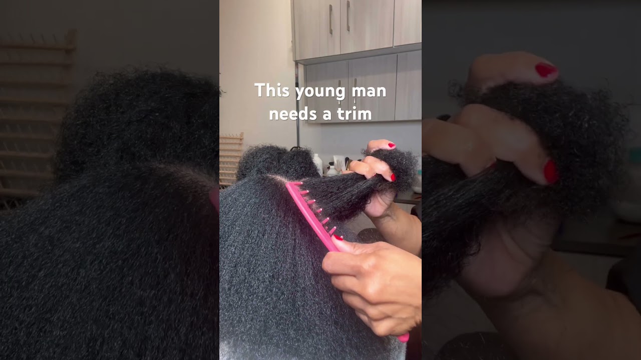 Trim day #texturedhair
