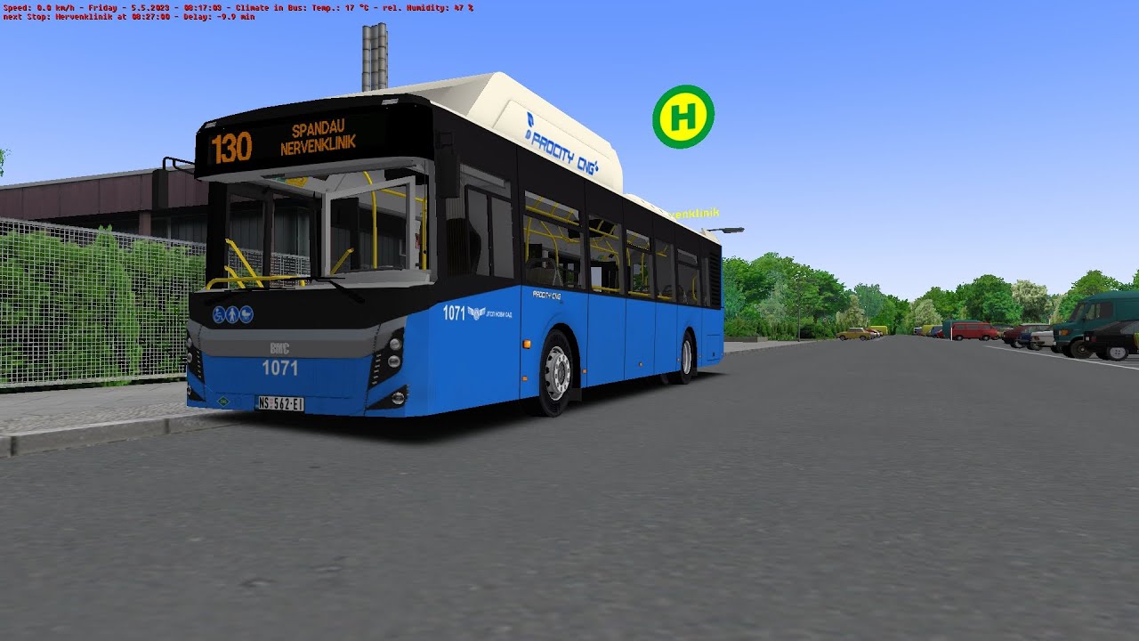 Omsi 2 - Berlin Spandau - Line 130 - BMC Procity 12 EU CNG