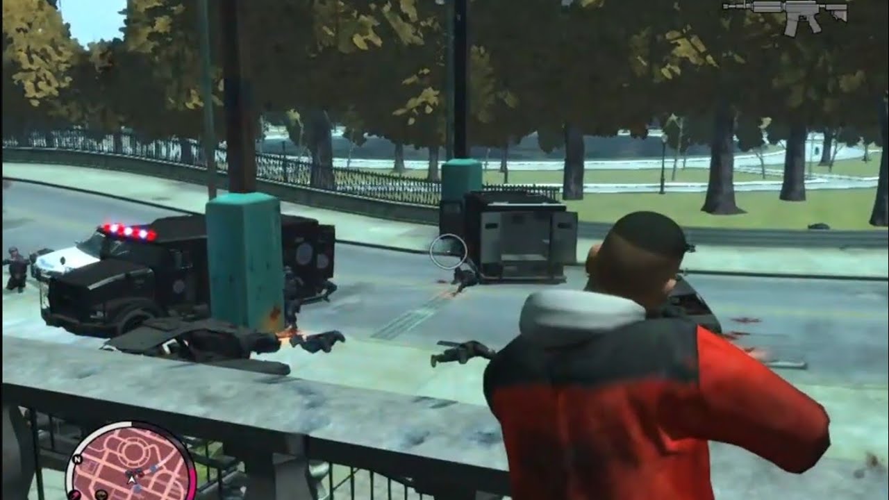 GTA 4 TBoGT: LCPD Vs. Luis (720p) Meadows Park (Dukes, Liberty City)