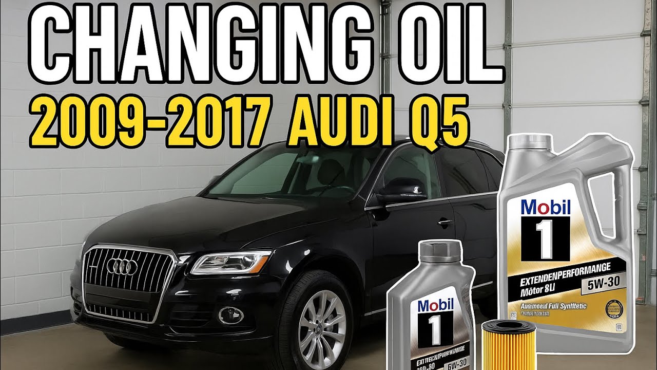 How to change oil on 2009-2017 Audi Q5