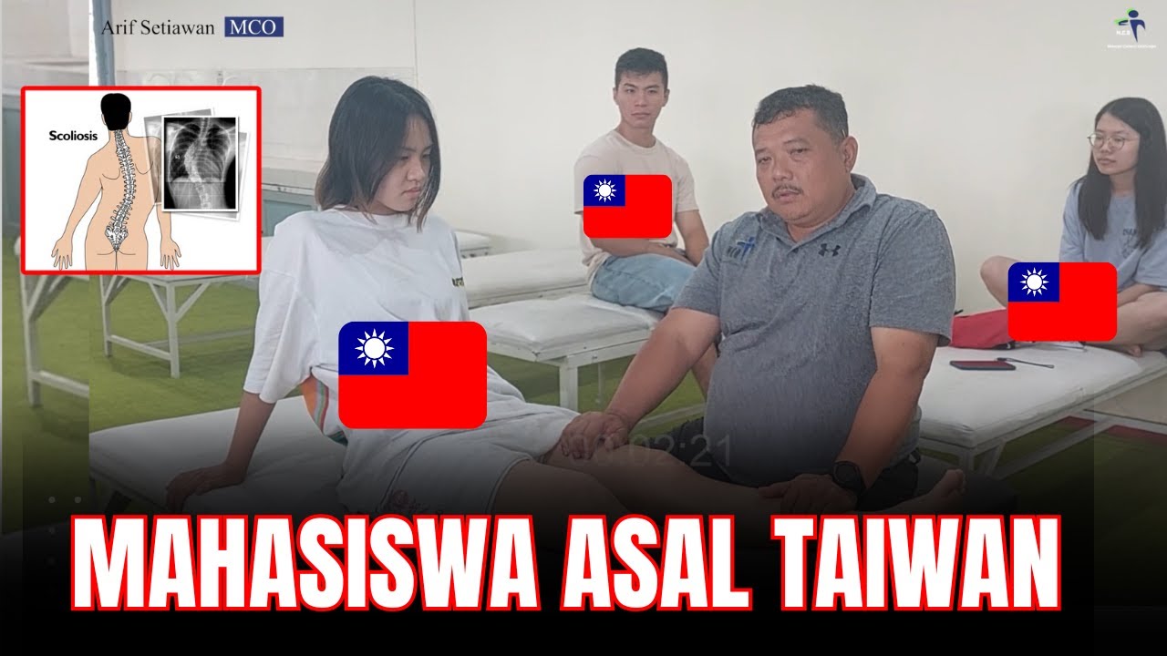 MCO ARIF - MAHASISWA ASAL TAIWAN INGIN DI MASASE MCO, BERAKHIR SENYUM BAHAGIA