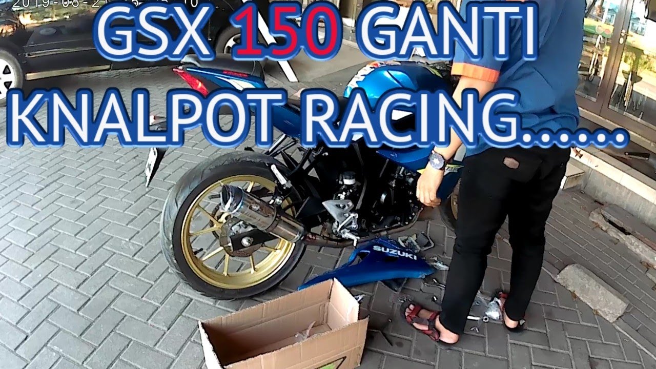 CARA GANTI KNALPOT RACING MOTOR GSX | GAMPANG BANGET GAES!!!