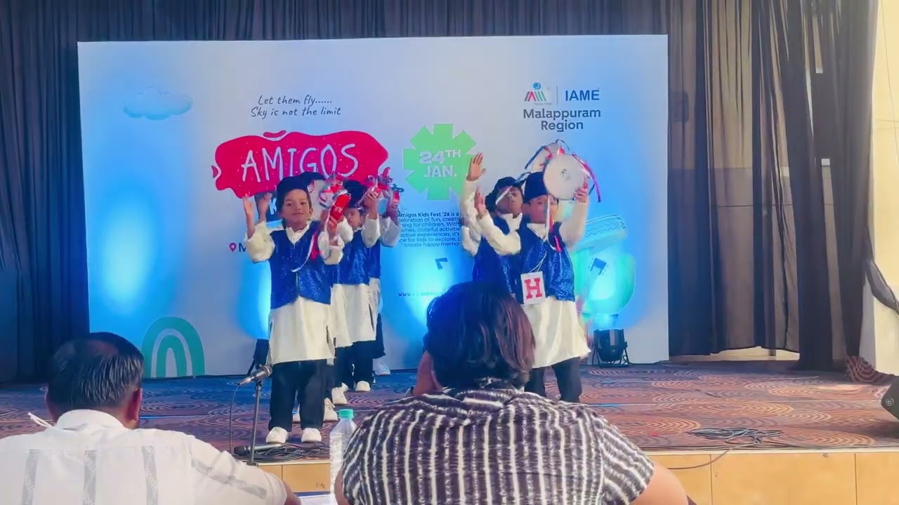 District level kids fest A Grade Performance ICC School Duff team 