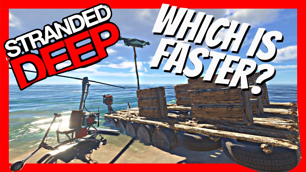 Gyrocopter faster than Motor boat?? - Stranded Deep