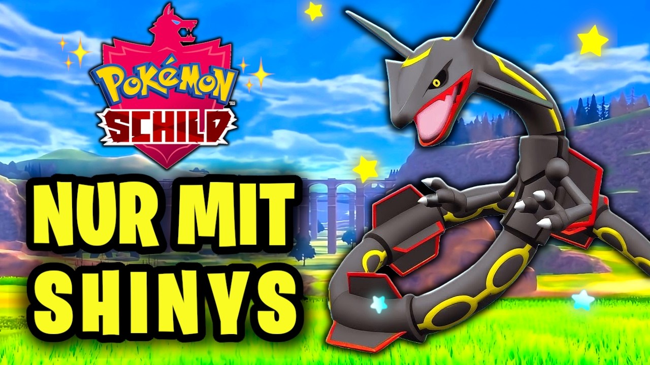Pokemon Schild ABER NUR mit SCHWARZEN SHINIES durchspielen