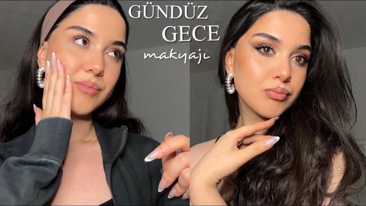 HIZLI ÖZEL GÜN MAKYAJI I gündüz ve gece makyajı, benimle hazırlanın