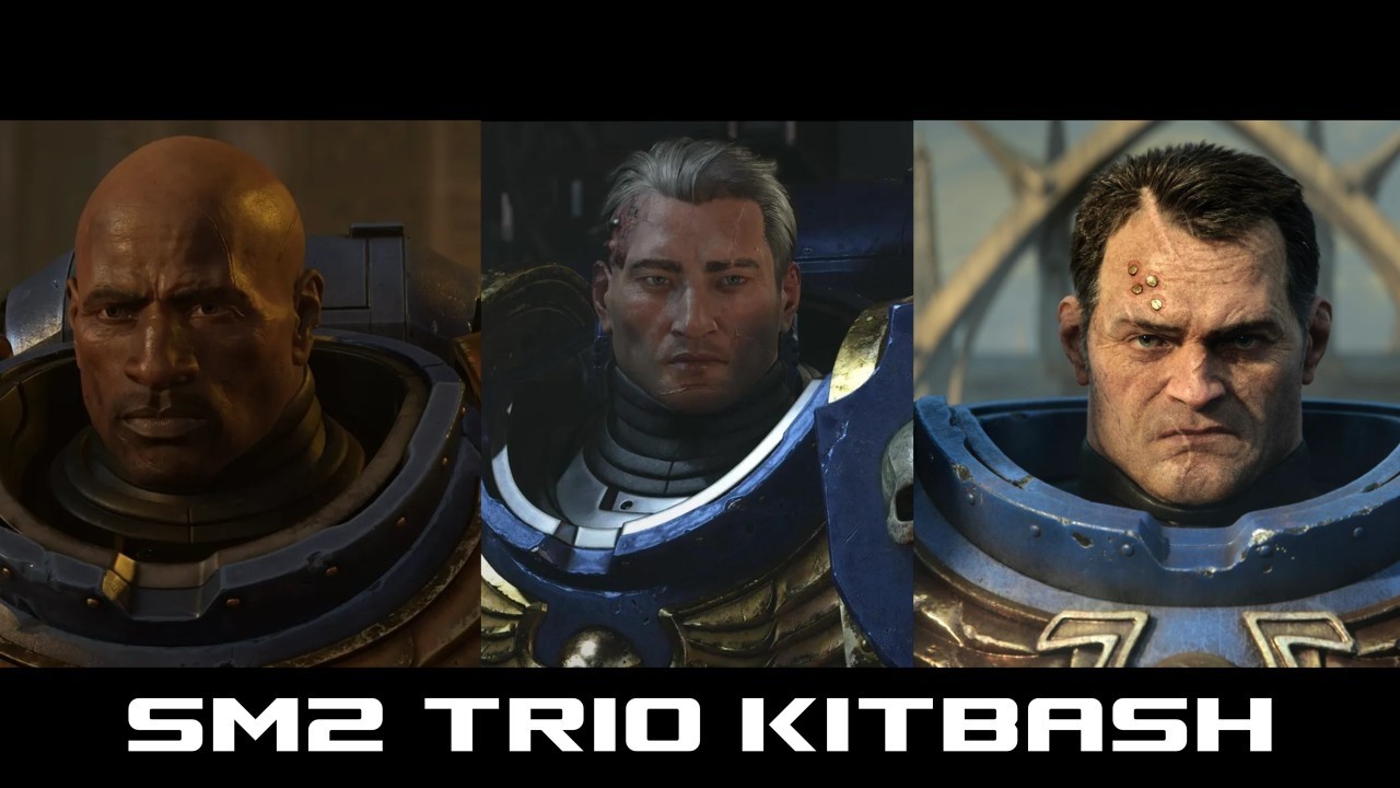 Space Marine 2 Titus, Gadriel and Chairon Kitbash