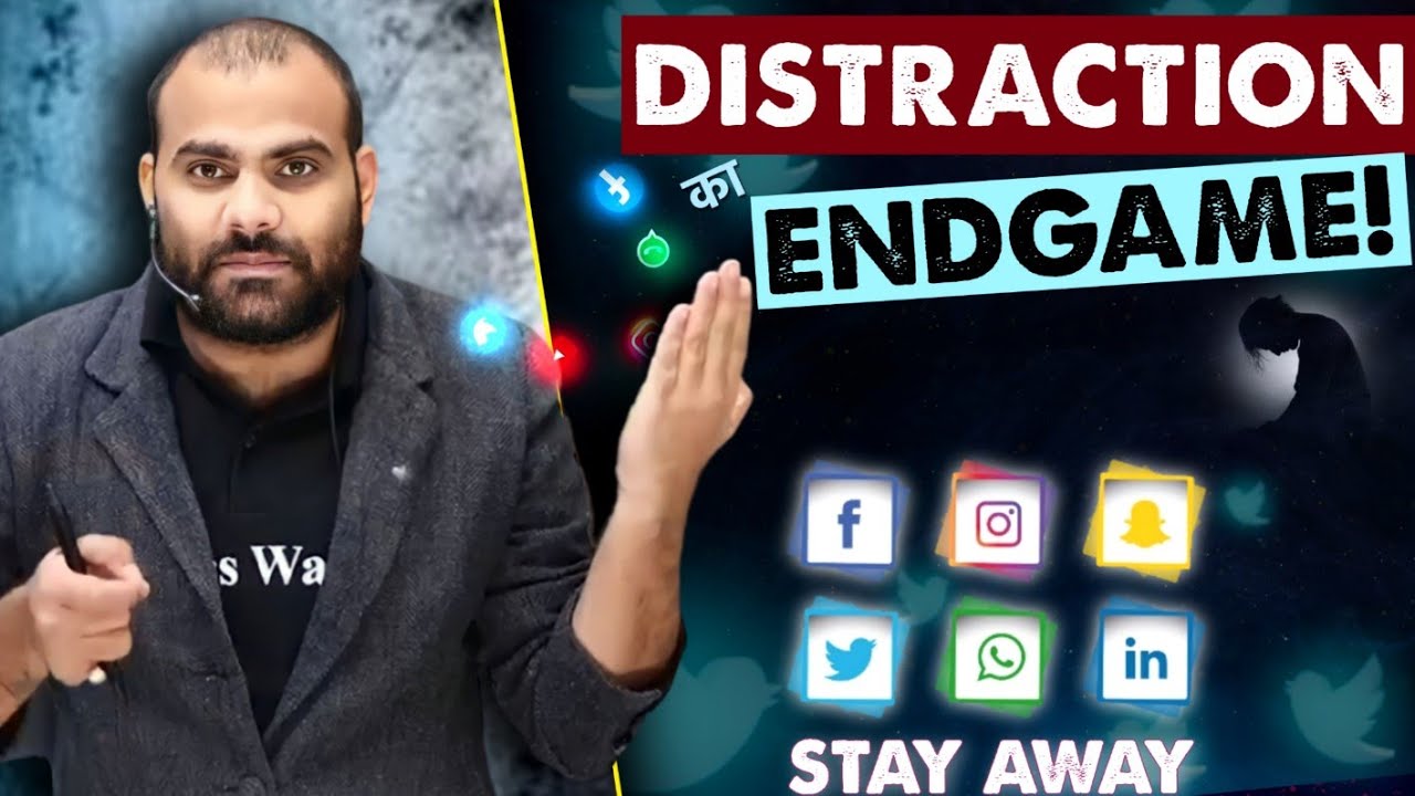 Distraction Ka ENDGAME😡 | MR Sir Motivation | 12HR Study | IIT JEE NEET MOTIVATION | PhysicsWallah