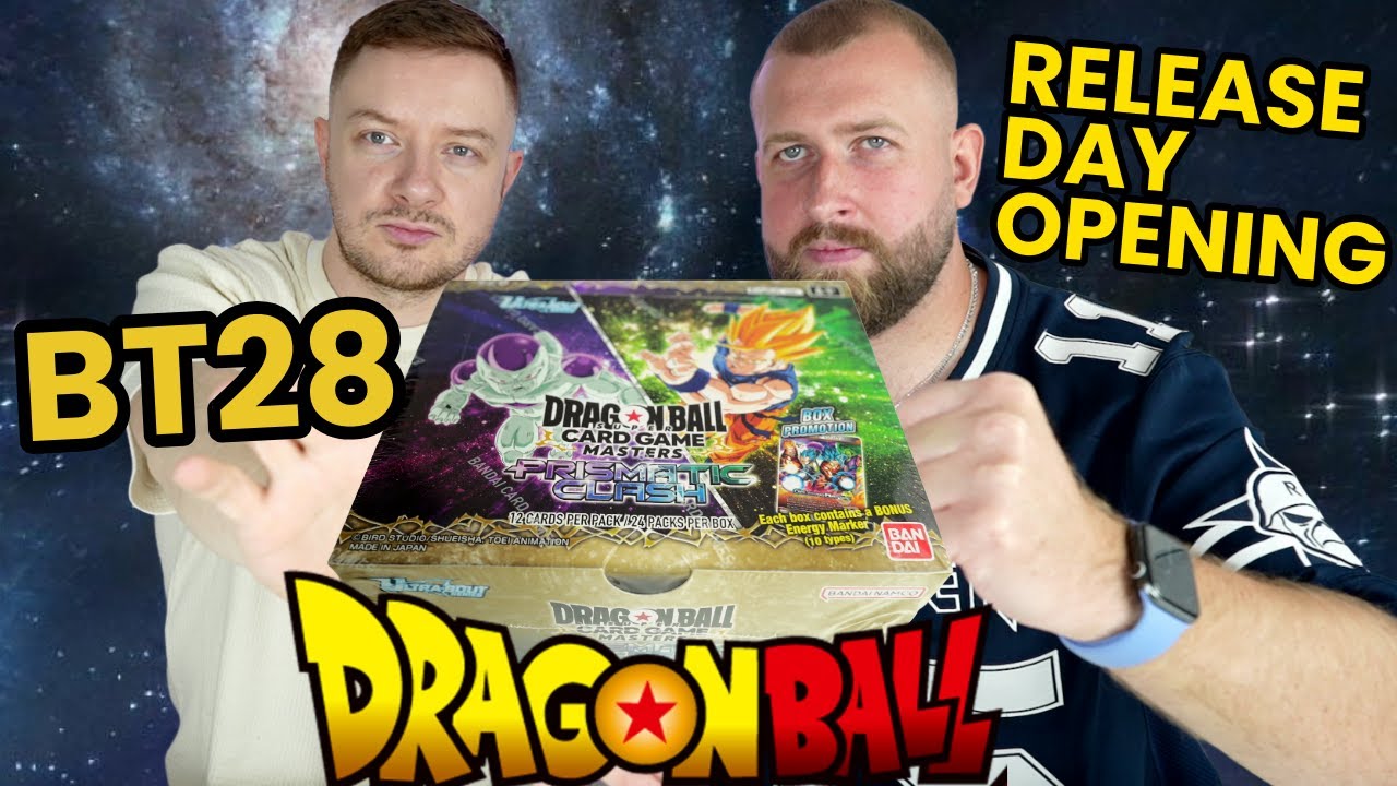 DRAGONBALL BT28 RELEASE -PRISMATIC CLASH- Booster Box OPENING deutsch
