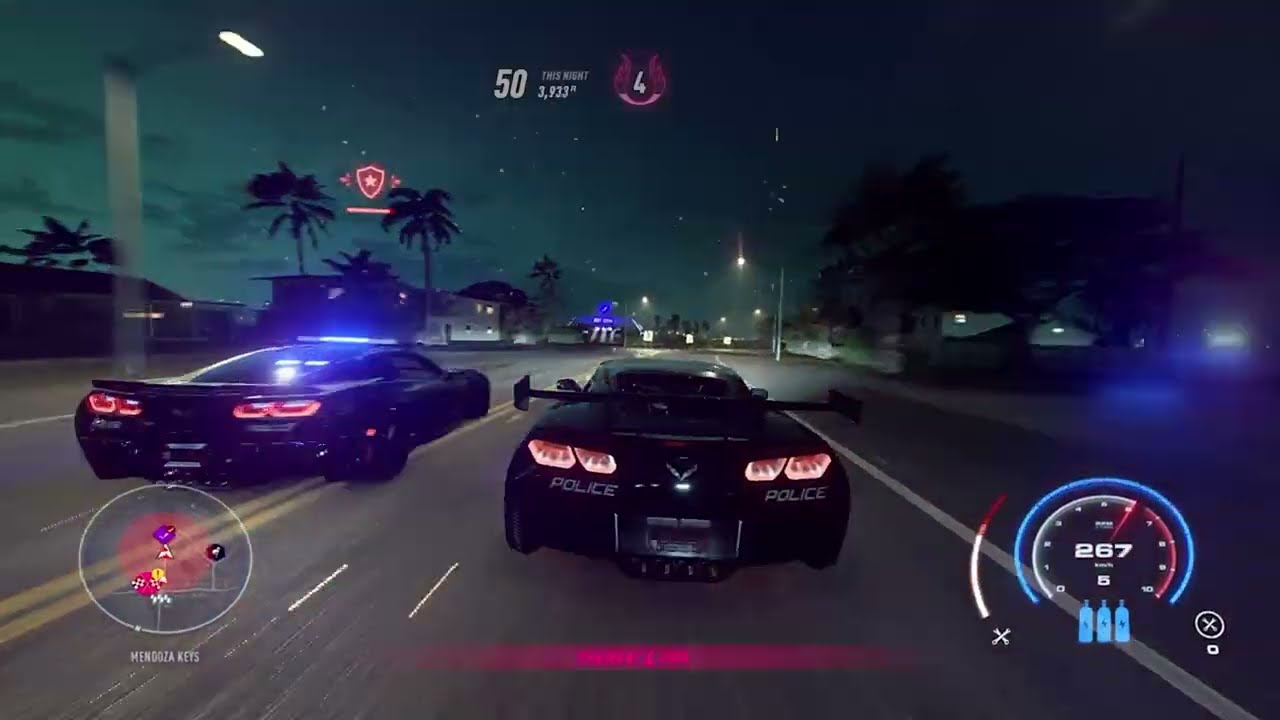This Corvette Refused to Stop… Insane Night Run | NFS Heat