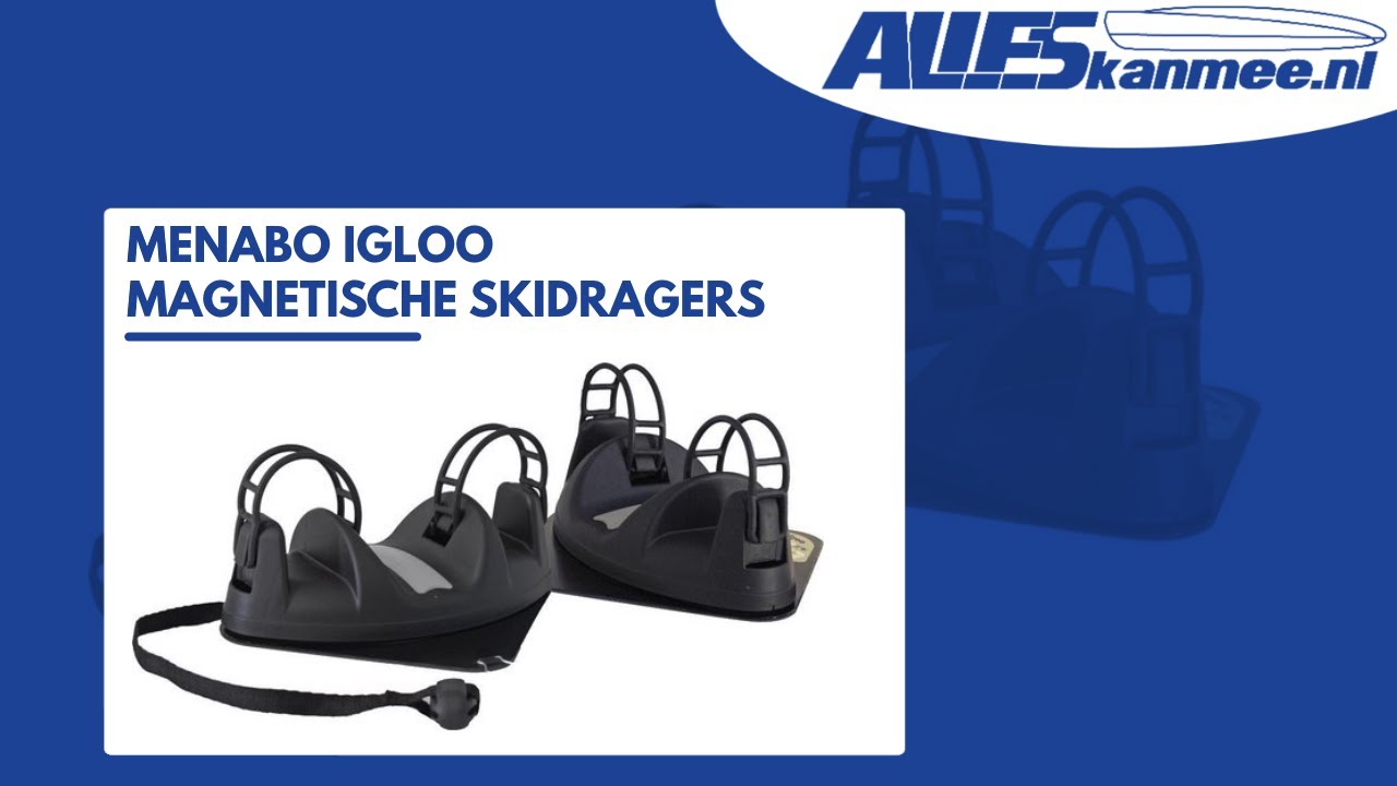 Menabo Igloo - Magnetische Skidragers (2 paar ski's) | Alleskanmee.nl