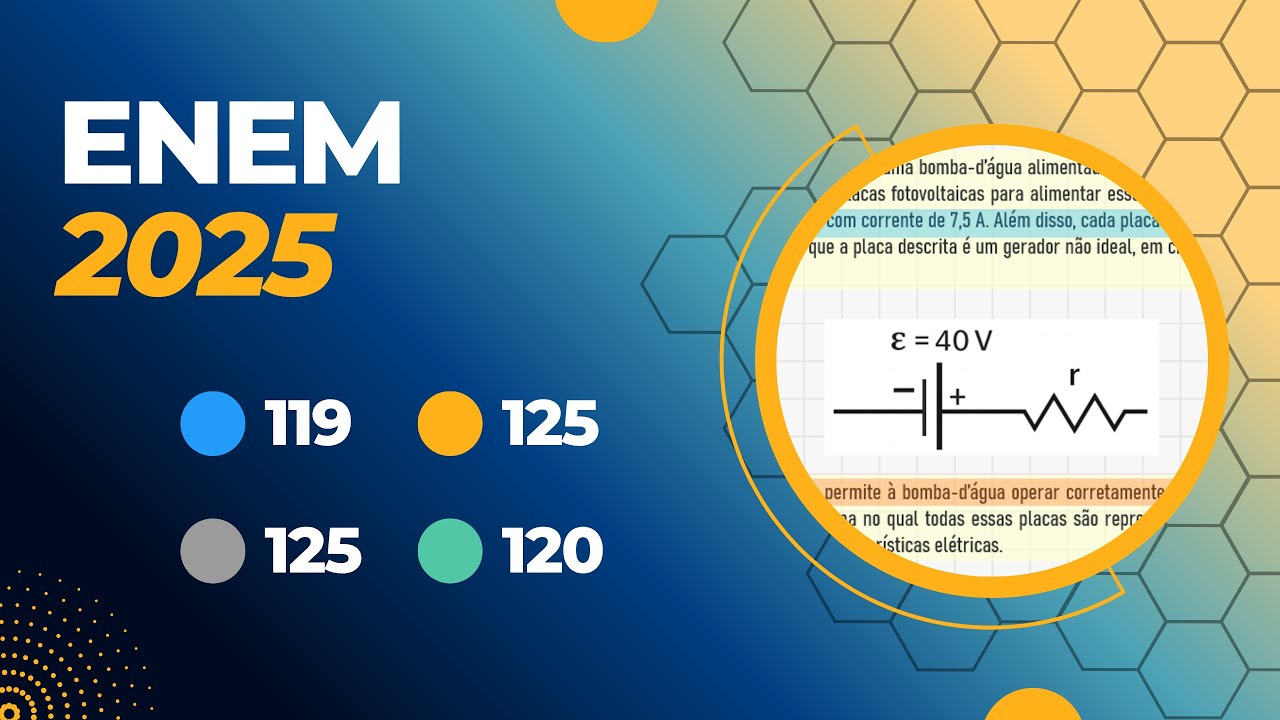 #enem2025 - Em uma comunidade rural, os moradores utilizam uma bomba-d’água alimentada por 100 V...