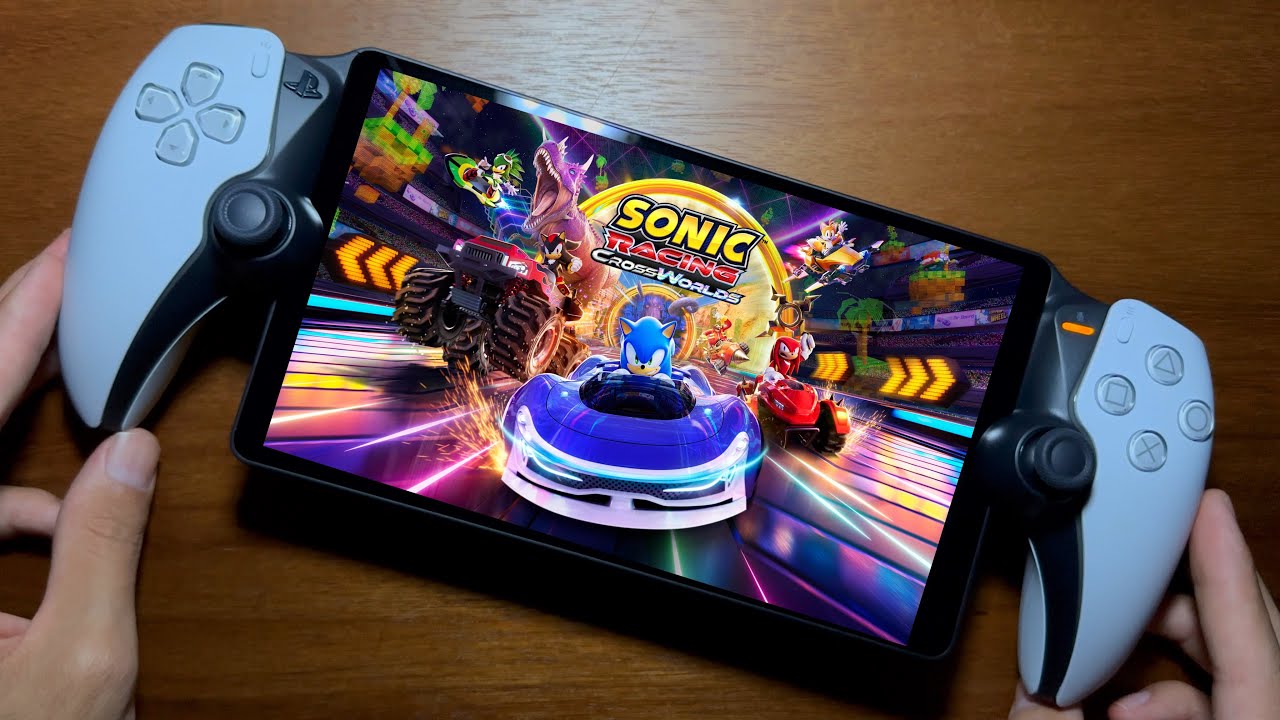 Sonic Racing: CrossWorlds (PS5 Pro) PlayStation Portal Gameplay