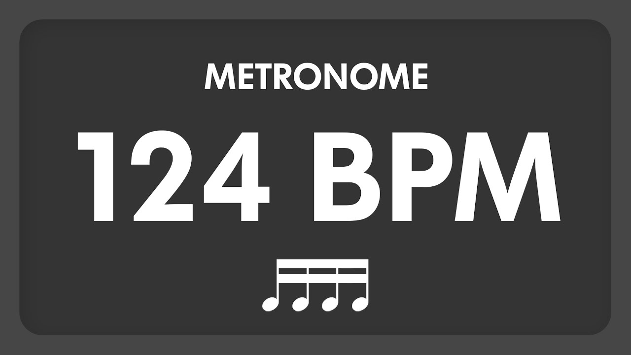 124 BPM - Metronome - 16th Notes