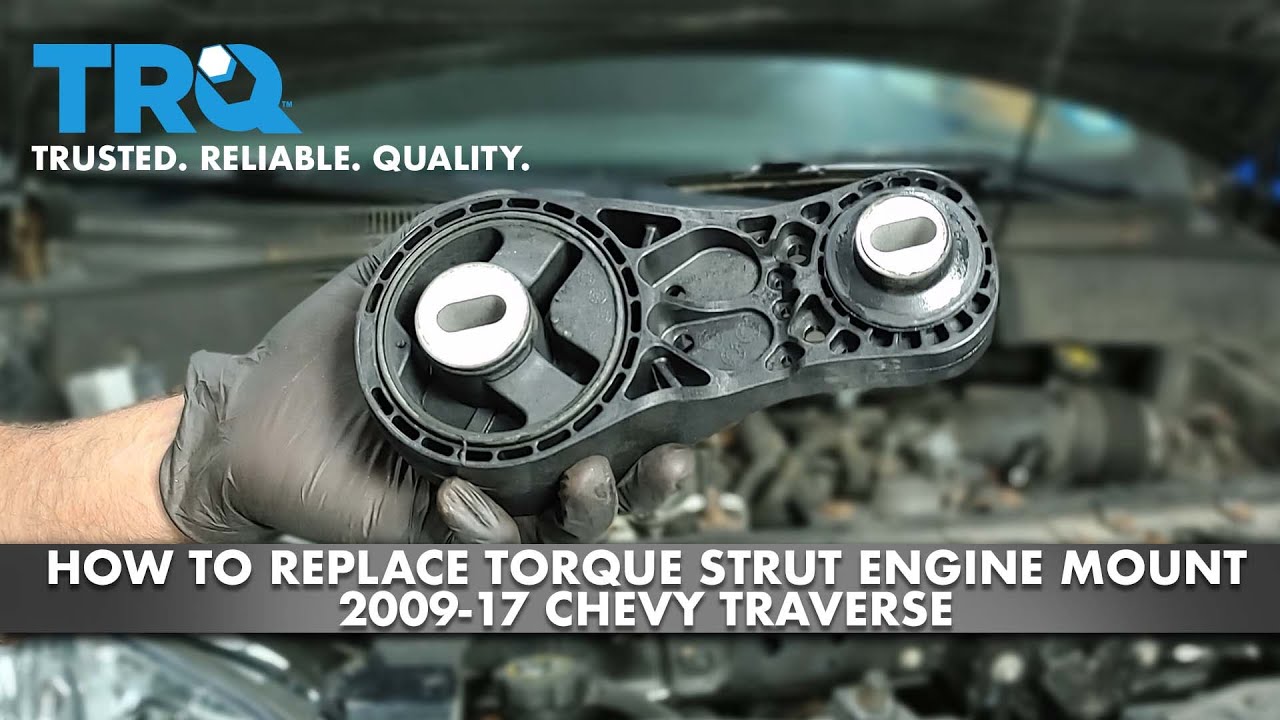 Как заменить опору двигателя с торсионной стойкой на Chevrolet Traverse 2009–17 годов