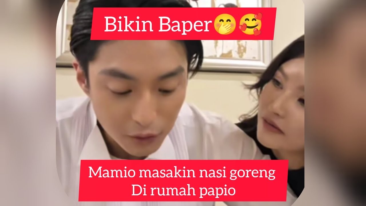 Bikin baper🥰sarwendah masakin nasgor dirumah gio
