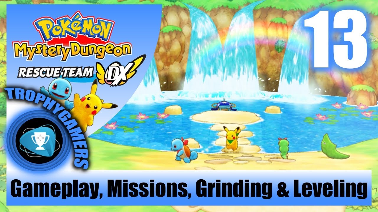 One Hour of Gameplay - Pokemon Mystery Dungeon Rescue Team DX - Missions, Grinding & Leveling