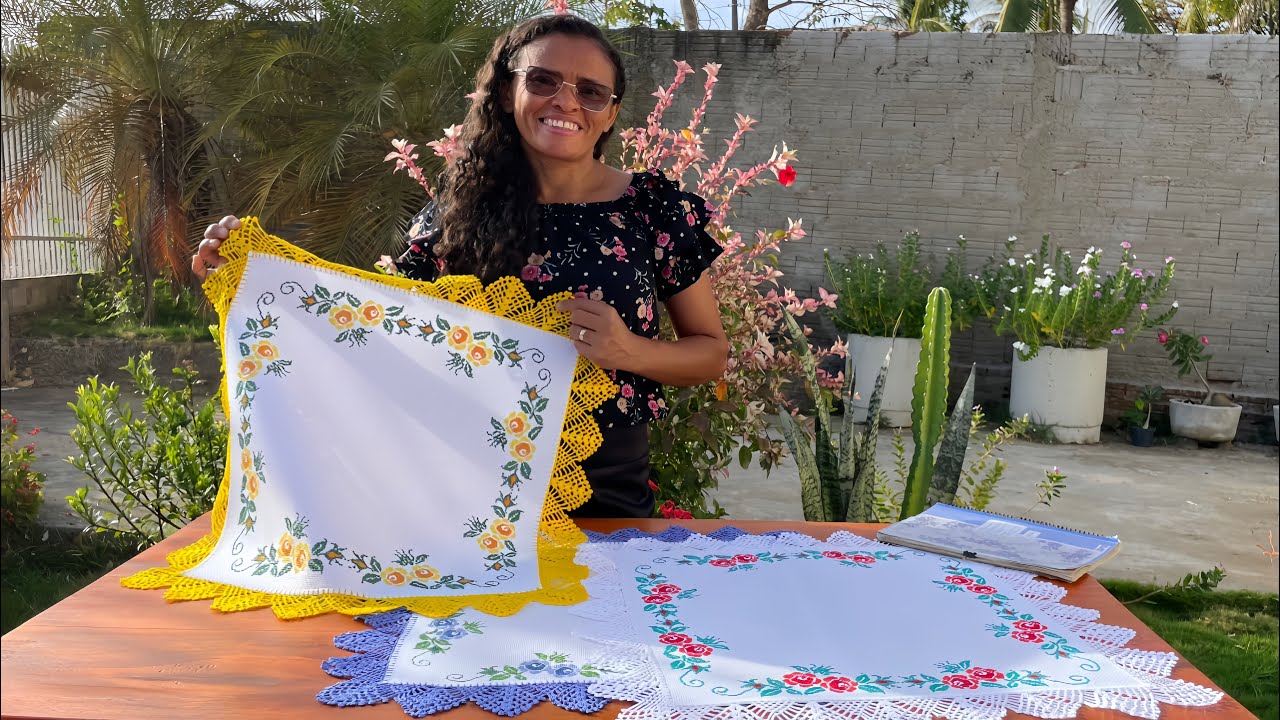ARTESANATO EM PONTO CRUZ: VEJA COMO FICOU!
