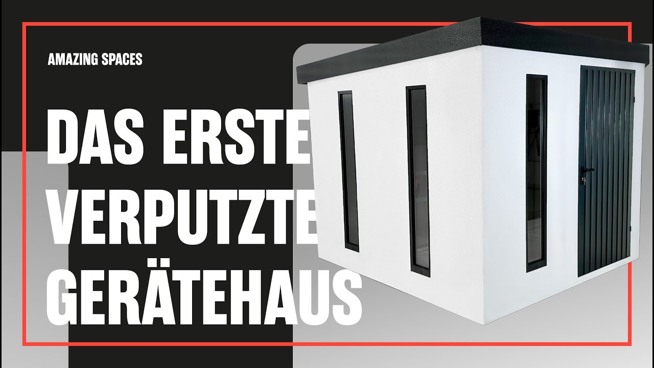 Das erste verputzte Gerätehaus - Das neue URBAN ONE