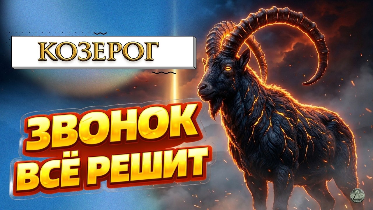 КОЗЕРОГ: 16–19 марта один звонок изменит то что казалось невозможным изменить. Гороскоп