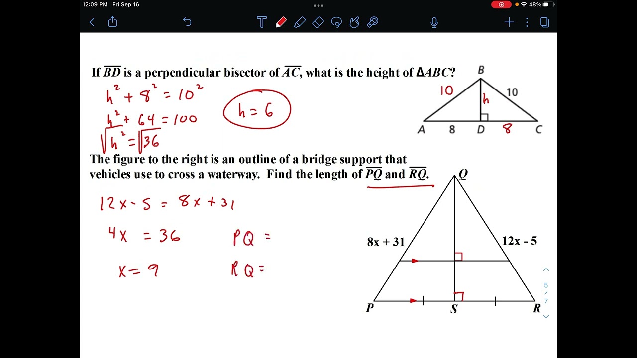 3.3 Prove Lines are Perpendicular