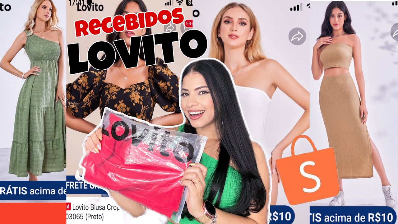 ✨COMPRINHAS NA SHOPEE | LOOKS LOVITO I PEÇAS LINDAS 👗👚 | RECEBIDOS ​⁠@lovitoofficial5723