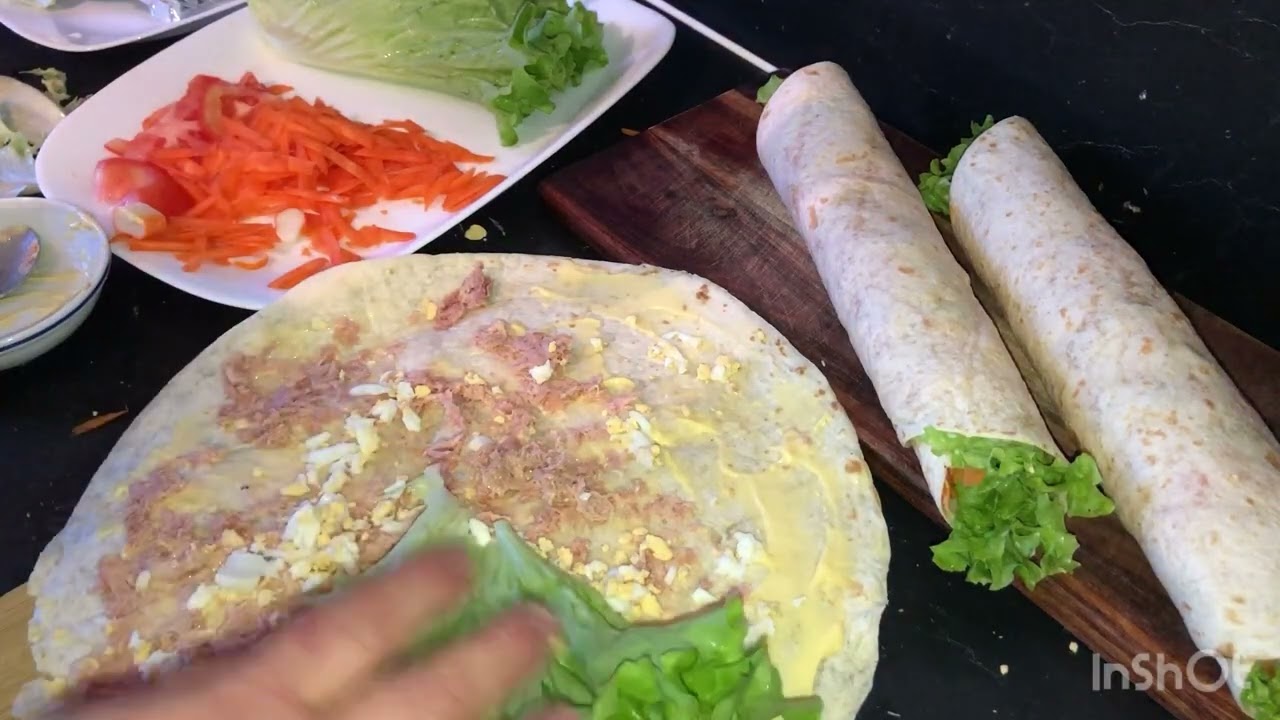 Idée de wraps simples et délicieux 😋 🌮