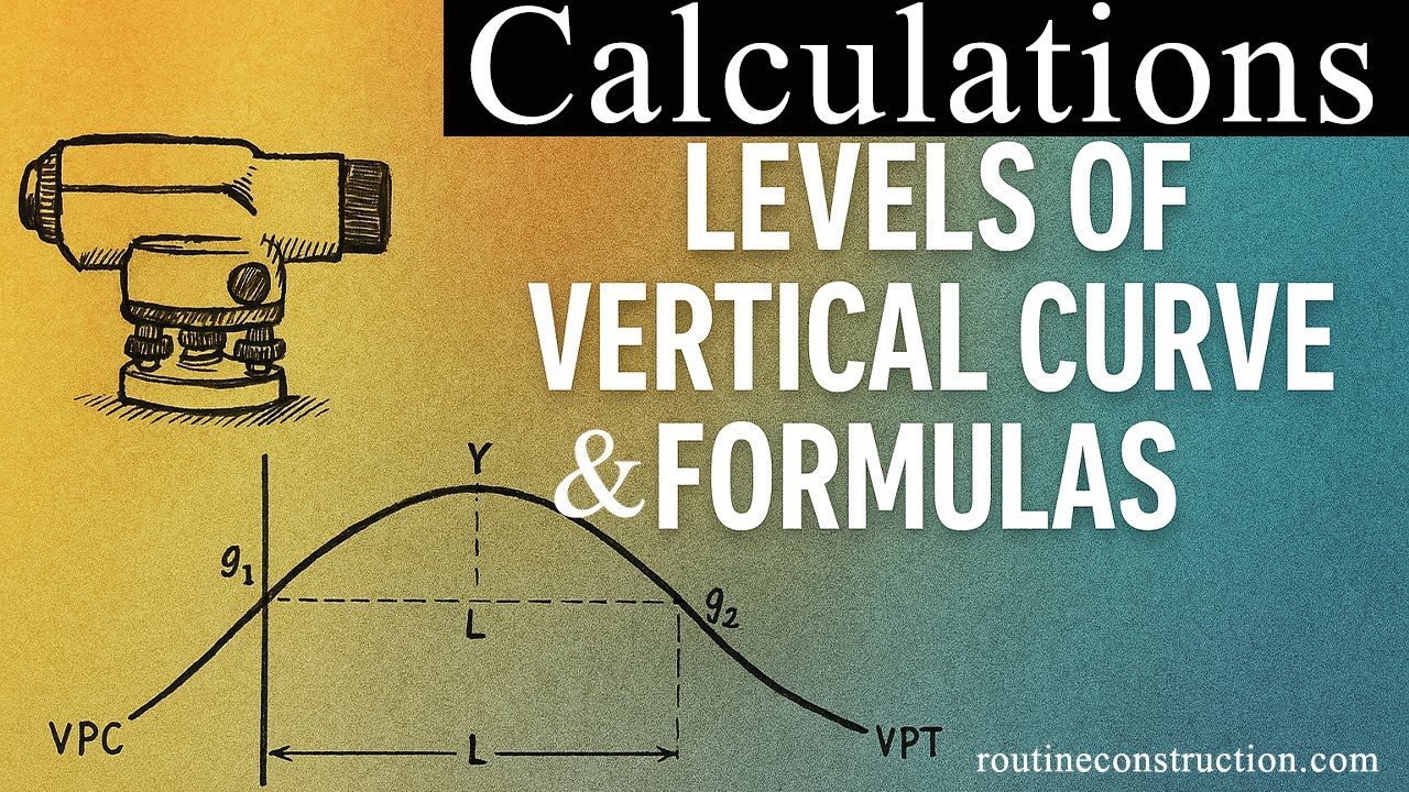 How to take Levels in Road Construction| Unsymmetrical Vertical Curve| Vertical Curve| Highway