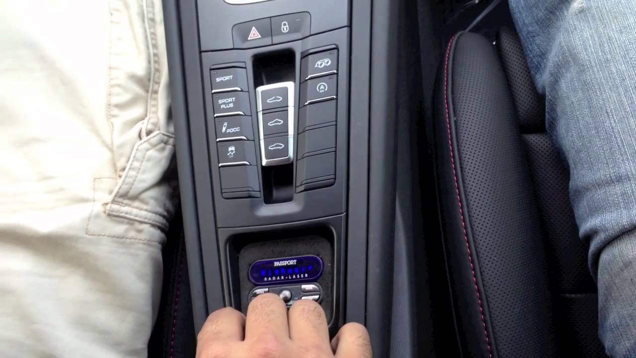 2014 Porsche Carrera 4S custom installed an Escort 9500Ci Radar and Laser Jammer