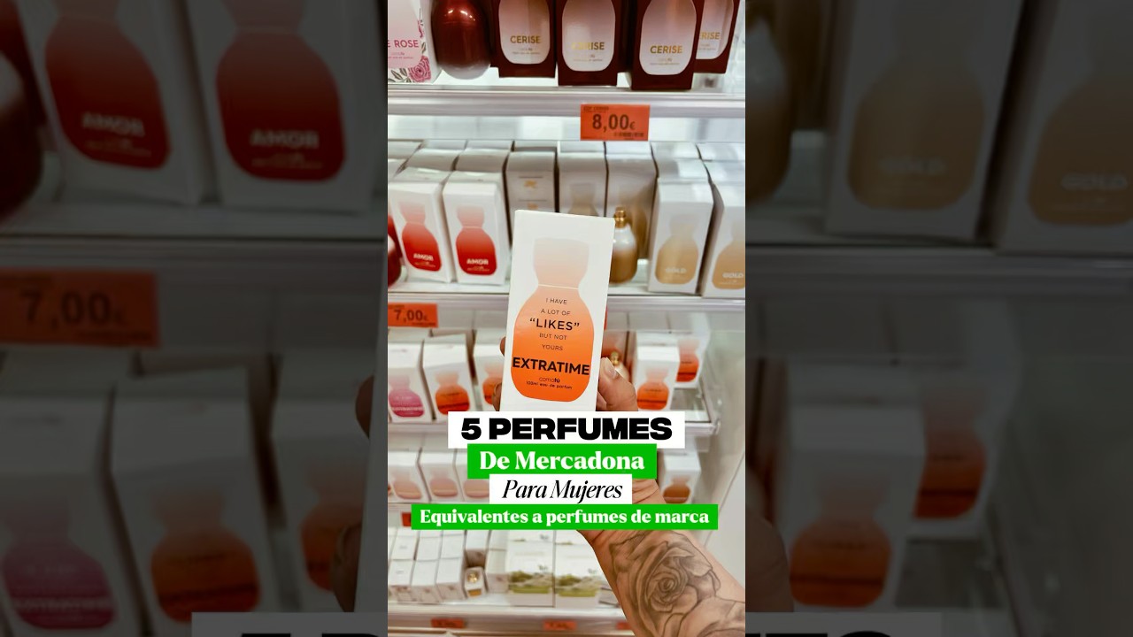 5 perfumes de Mercadona para mujer #mercadona #mercadonanovedades #perfumes #perfumesmujer #espa&ntilde;a