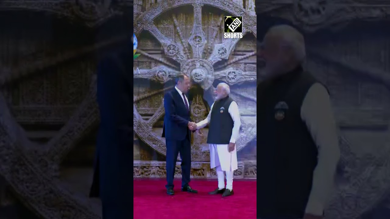 G20 Summit | Russian Foreign Minister Sergey Lavrov arrives at Bharat Mandapam