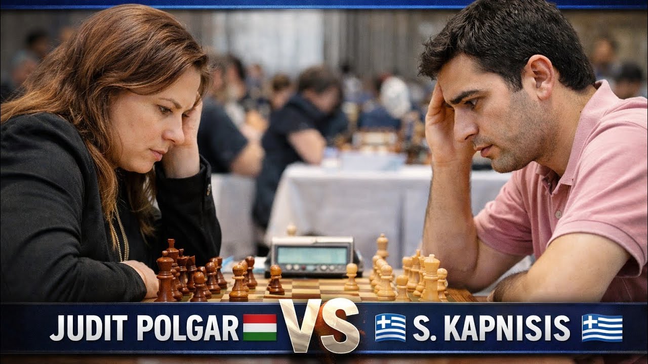 Judit Polgar vs S. Kapnisis ◉ 40th TCh-GRE 2012 | Brilliant Grandmaster Battle