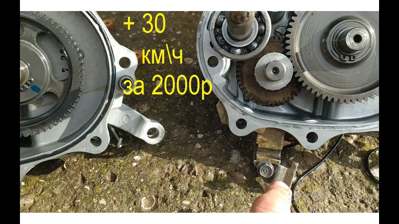 Тюнинг скутера Suzuki ZZ inch up sport, редуктор от Address 110