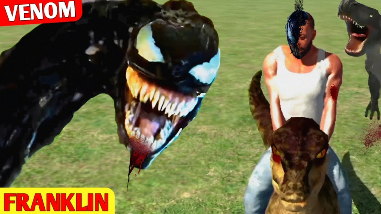 INDIAN BIKE DRIVING 3D VENOM KILL 100 DINOSAUR|FRANKLIN BECOME VENOM