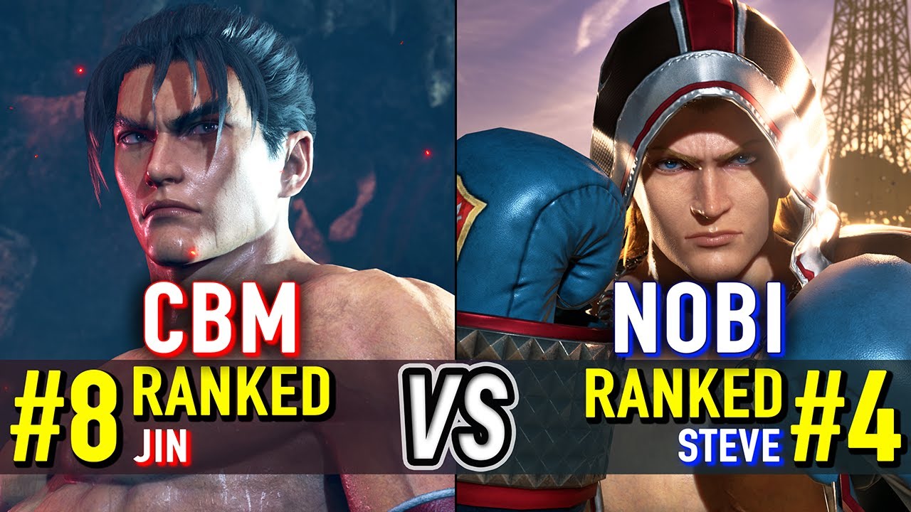 T8 🔥 CBM (#8 Ranked Jin) vs NOBI (#4 Ranked Steve) 🔥 Tekken 8 High Level Gameplay