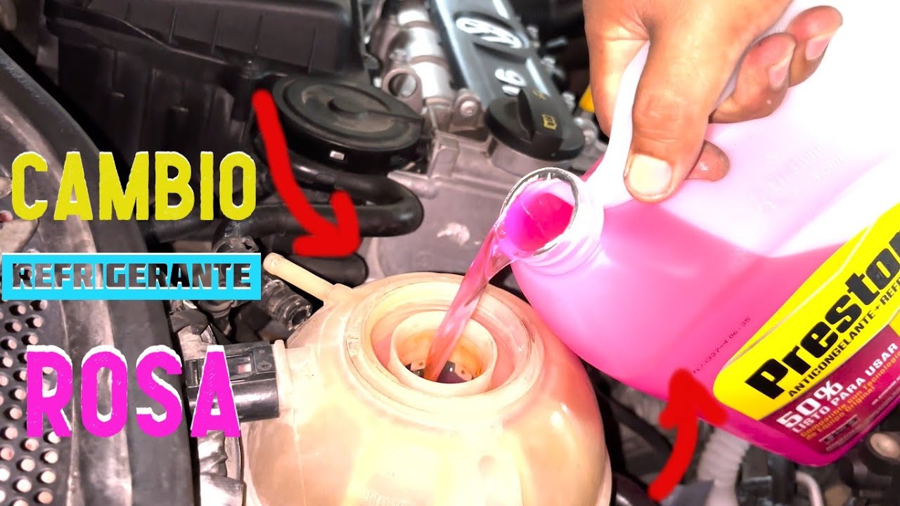 como cambiar anticongelante de tu auto