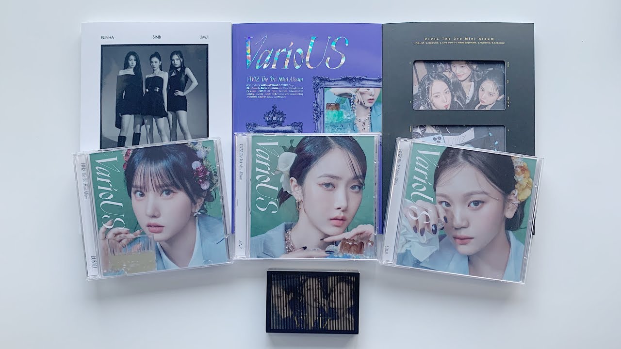 Unboxing - VIVIZ (비비지) - 3rd Mini Album [VarioUS] (All Album Versions)