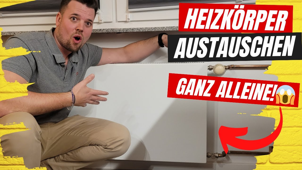 Heizkörper Austauschen | Planheizkörper | Montieren Anschließen Installieren | DIY