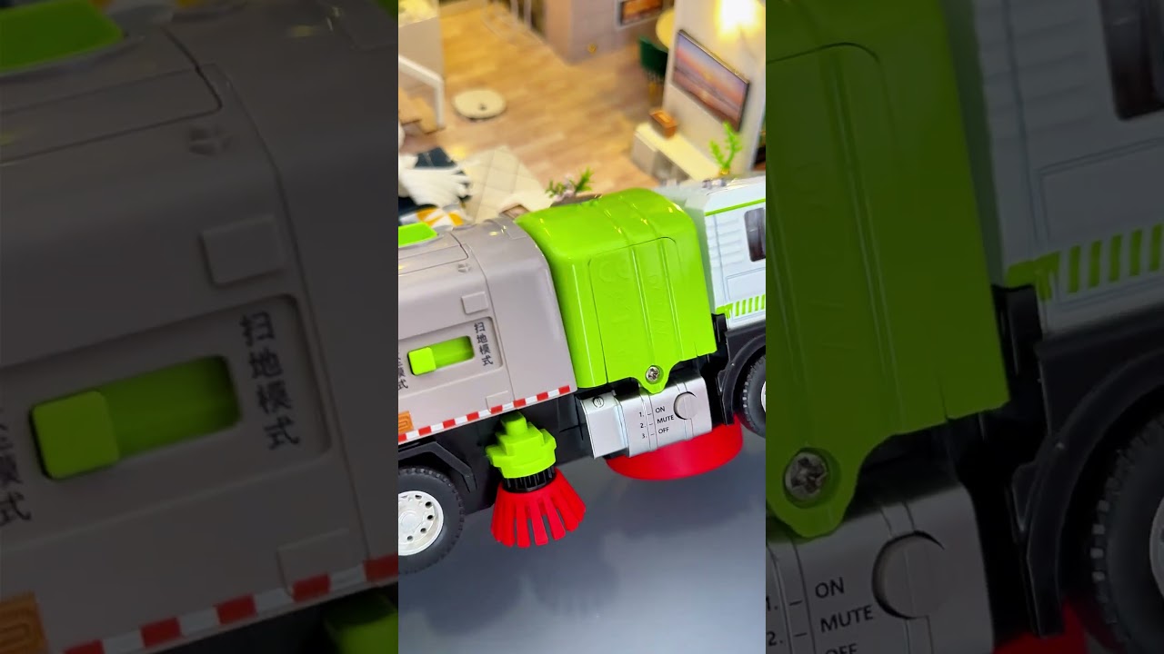 [ASMR] Unboxing 1:50 Alloy Street Sweeper Truck | Zin Cars  #automobile #diecast #toys #truck
