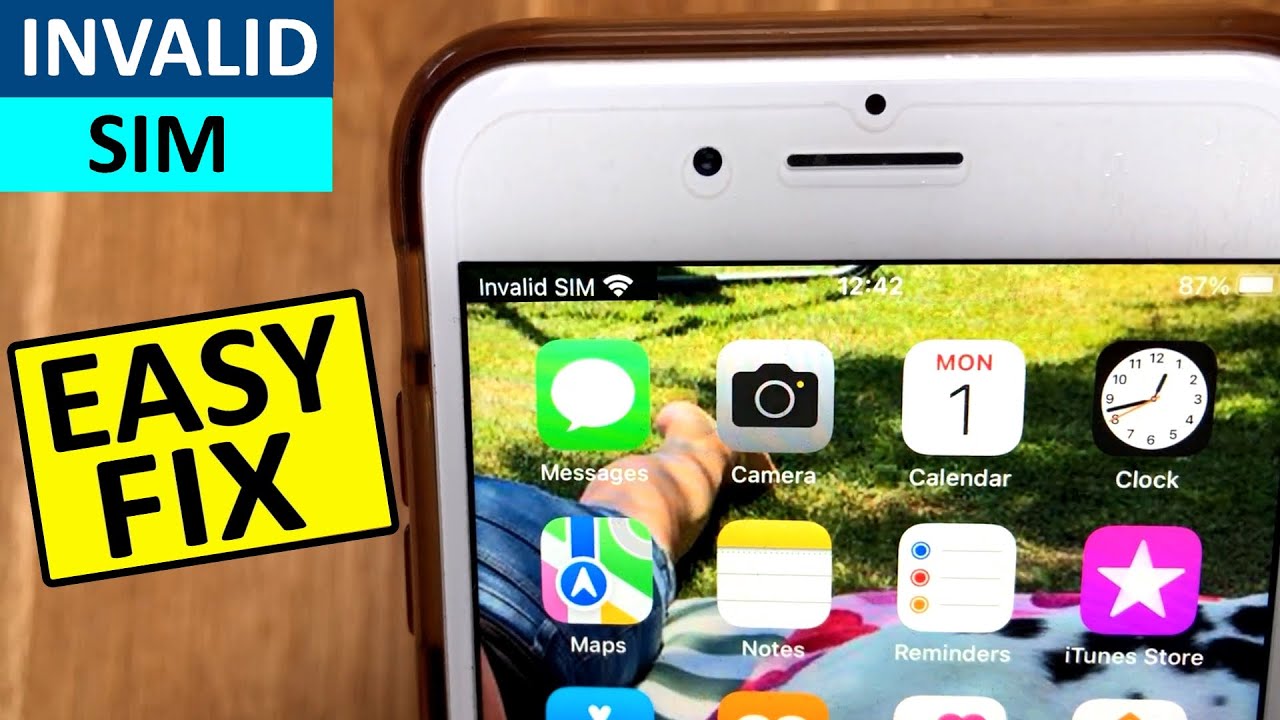 Как исправить недействительную SIM-карту на iPhone &mdash; Исправлена ​​проблема с недействительной SIM...