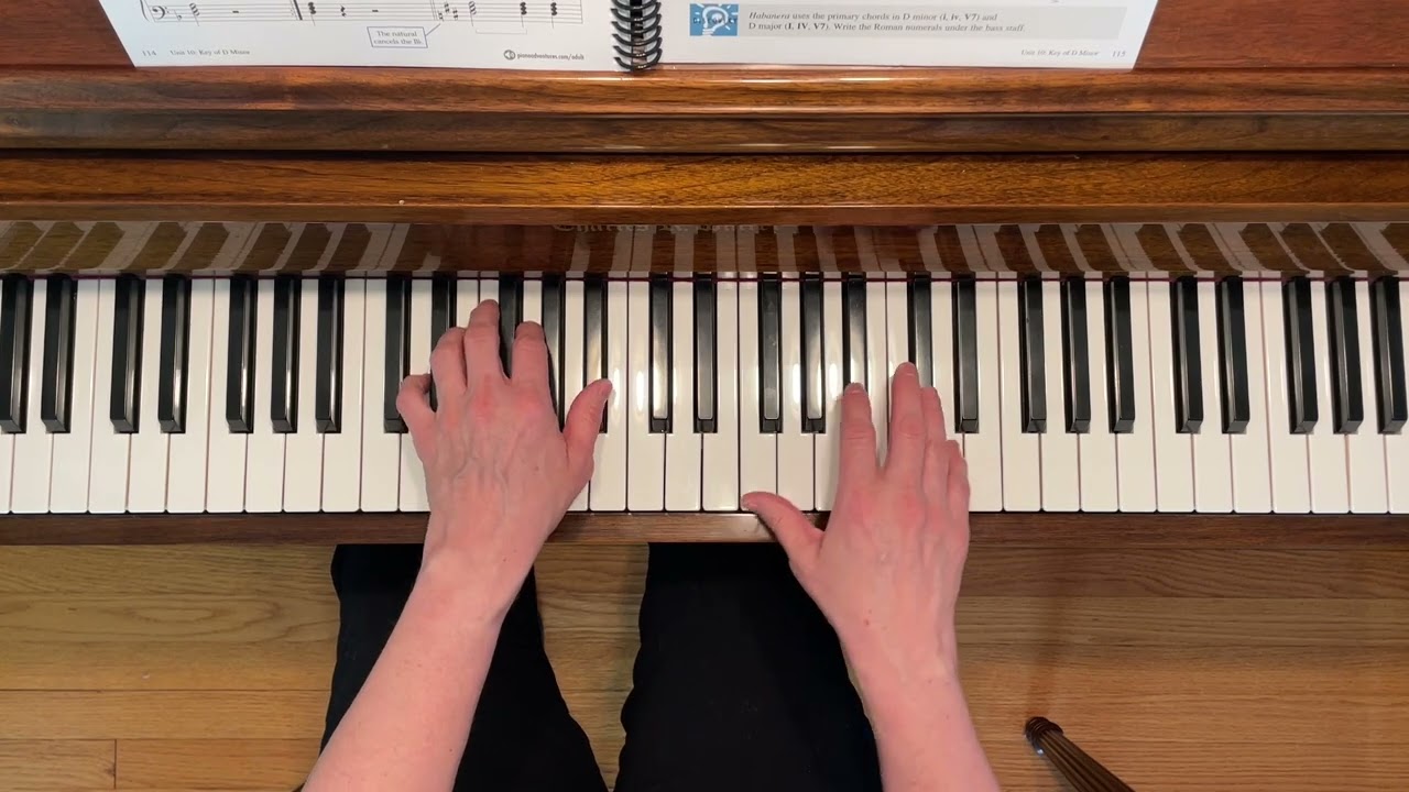 Habanera - Level 2 Adult Piano Adventures All-In-One Piano Course