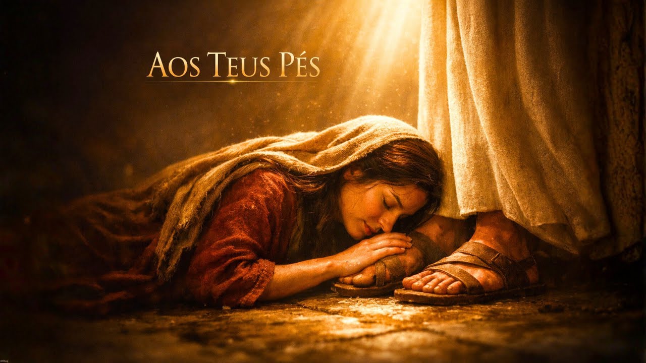 Aos Teus Pés – Herdeiros da Glória | Música Gospel Worship Profunda (Clipe Oficial)