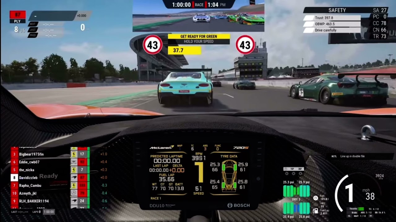Racing League Hub Season 2 GT3 First lap