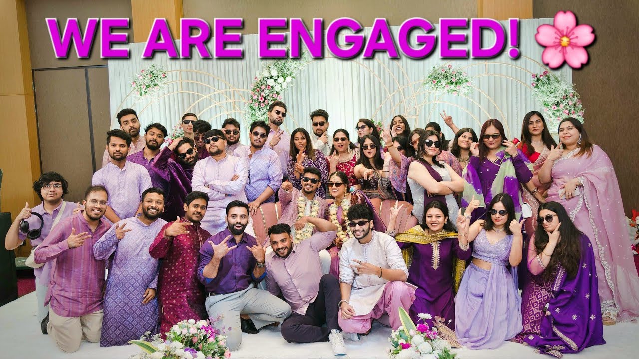 💜 Officially Engaged | Harsha & Yashna ✨ DosaMeetsKulcha ✨