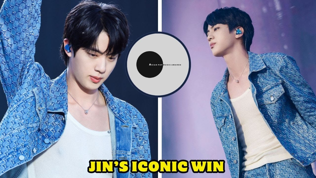 Группа Jin BTS победила в номинации "Запись года" на церемонии вручения премии Asian Pop Music Award