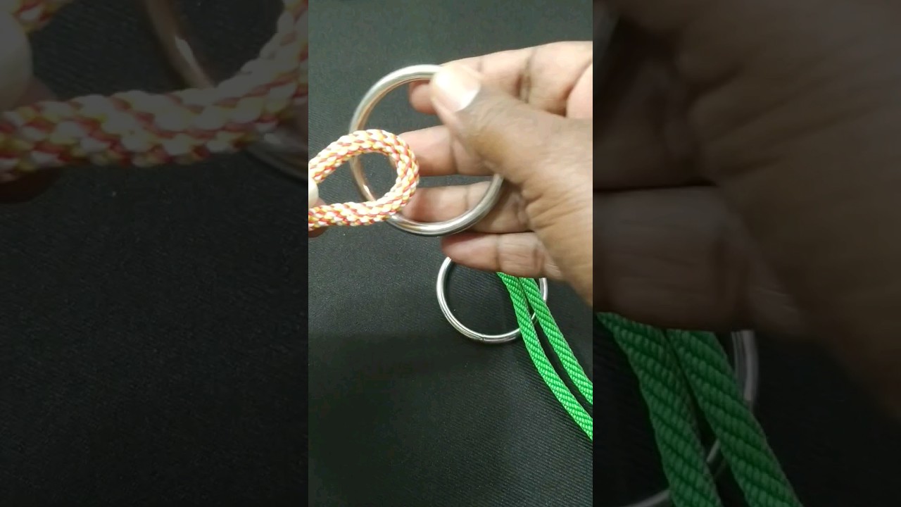 Connecting Rope Ring knots 