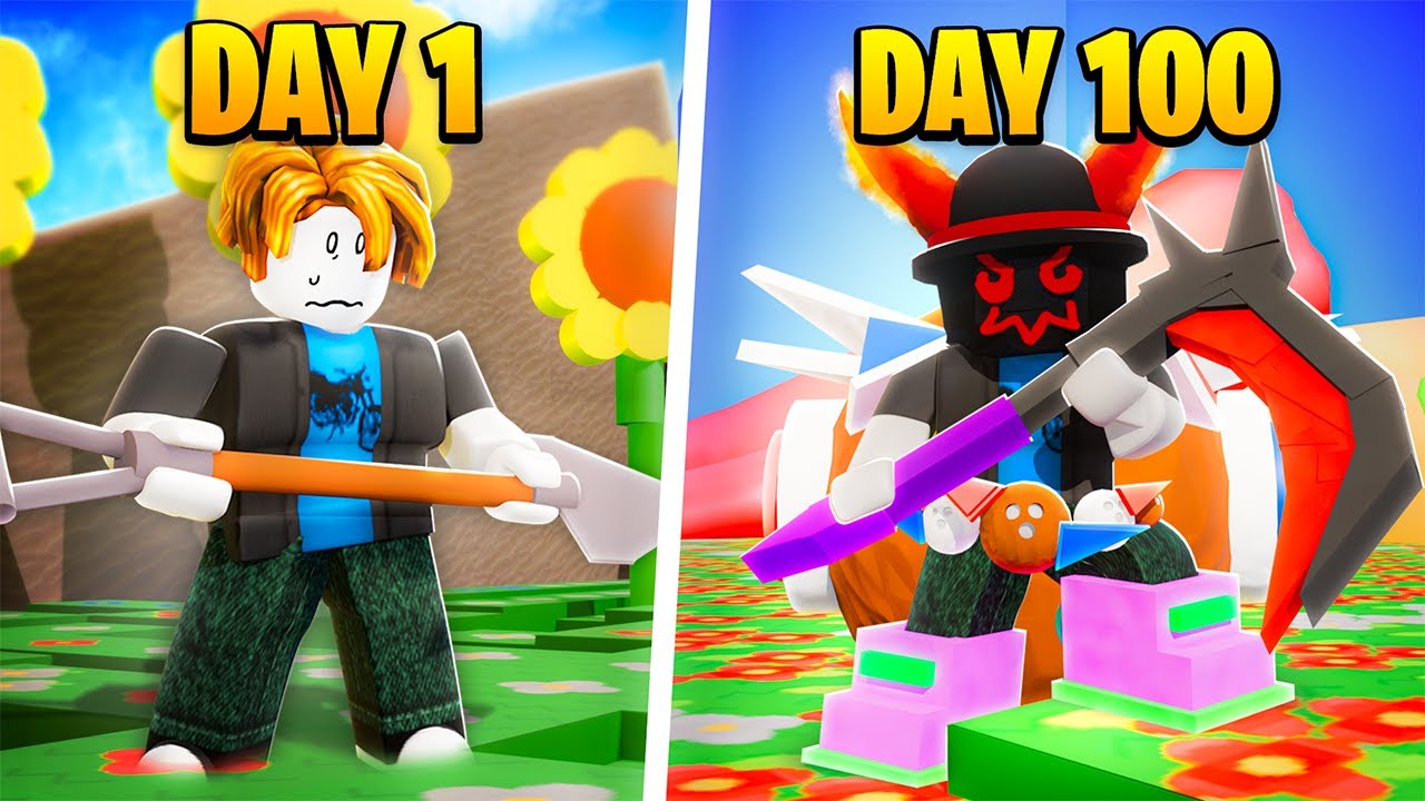 I Survived 100 Days as a Red Hive in Bee Swarm Simulator