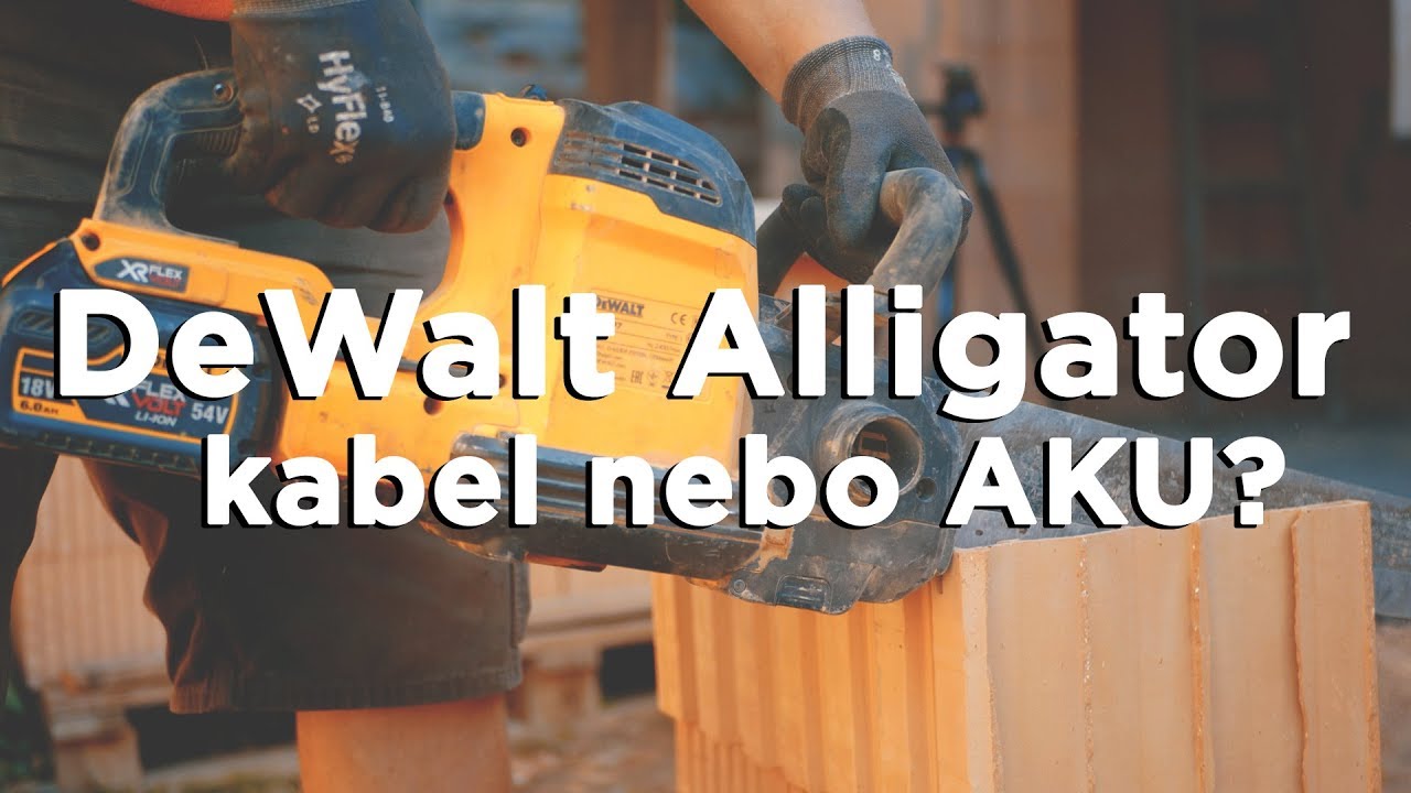 DeWalt DCS Alligator - AKU nebo kabel?