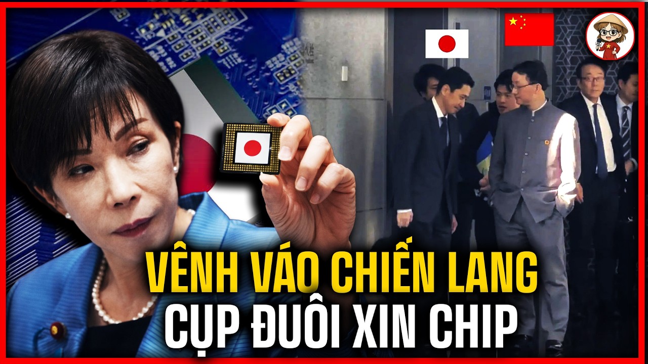 Ngoại Giao “Chiến Lang” SỤP ĐỔ: Tokyo Tung Đòn CẤM VẬN Tàn Khốc, Bắc Kinh “CỤP ĐUÔI” Đi Xin Chip